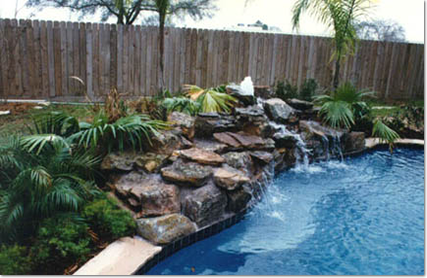 Rock Waterfall for your pool